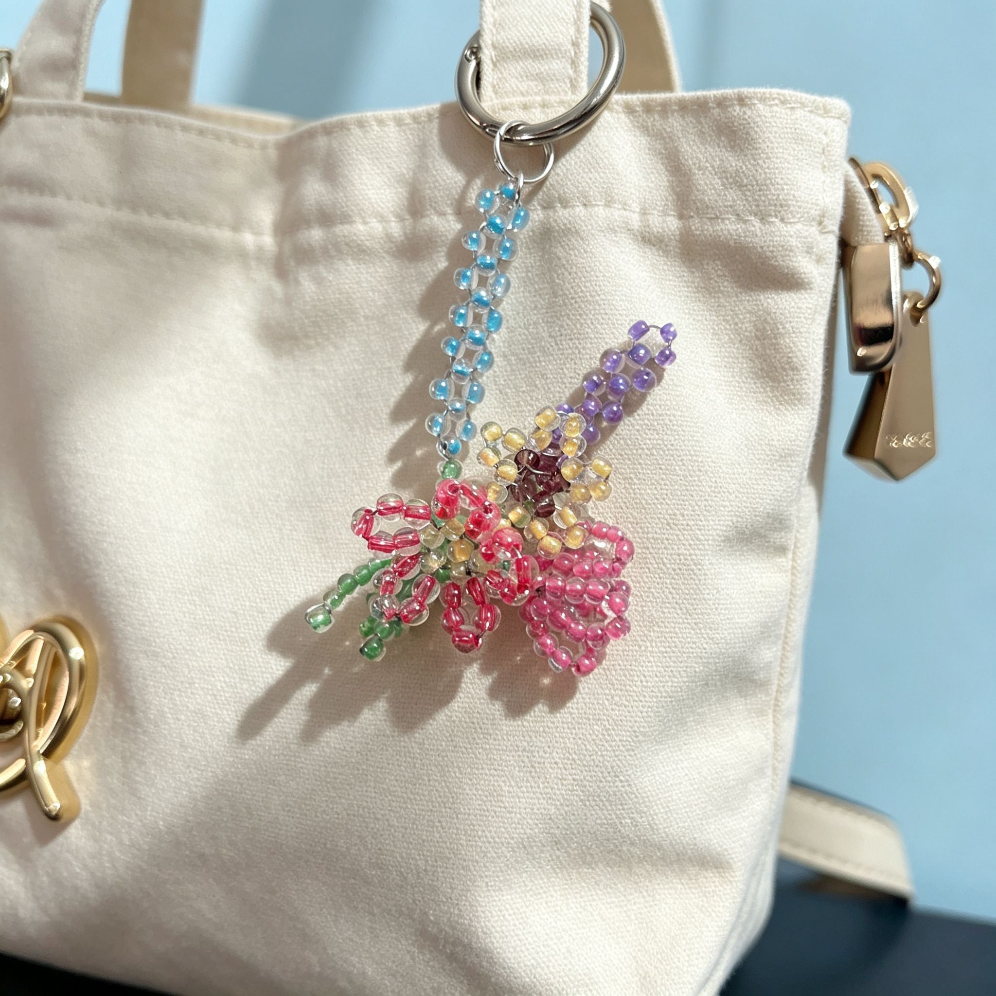 Beaded keychain