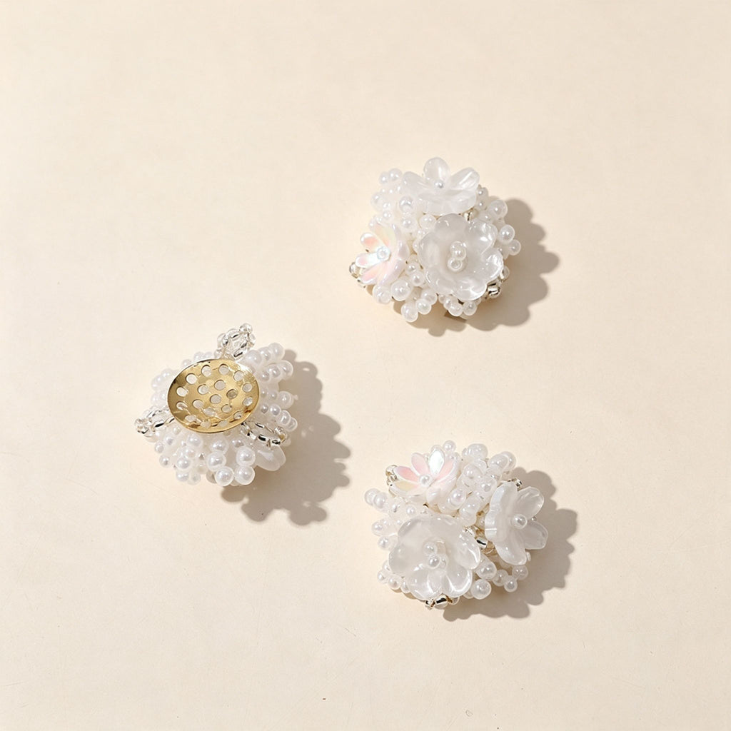 Handmade 3D Layered Resin Flower Charm | DIY Keychain Bag Charm Phone Strap Accessory Pastel