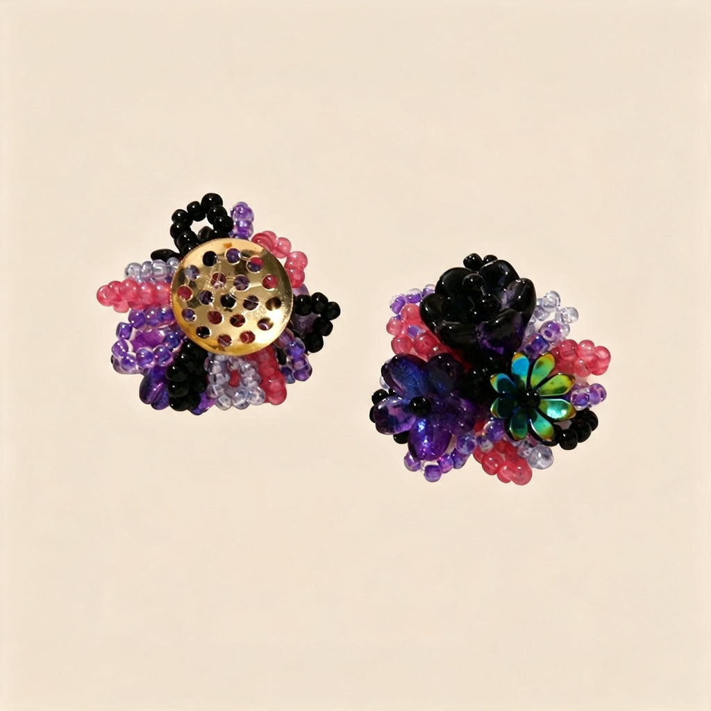 Handmade 3D Layered Resin Flower Charm | DIY Keychain Bag Charm Phone Strap Accessory Pastel
