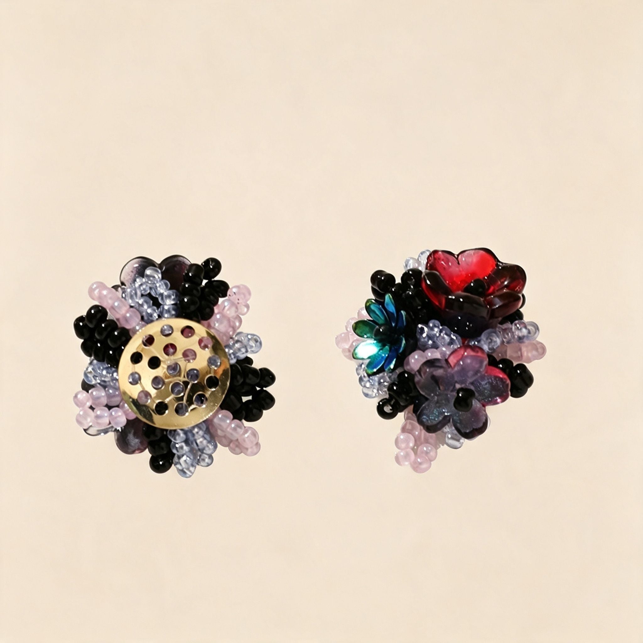 Handmade 3D Layered Resin Flower Charm | DIY Keychain Bag Charm Phone Strap Accessory Pastel