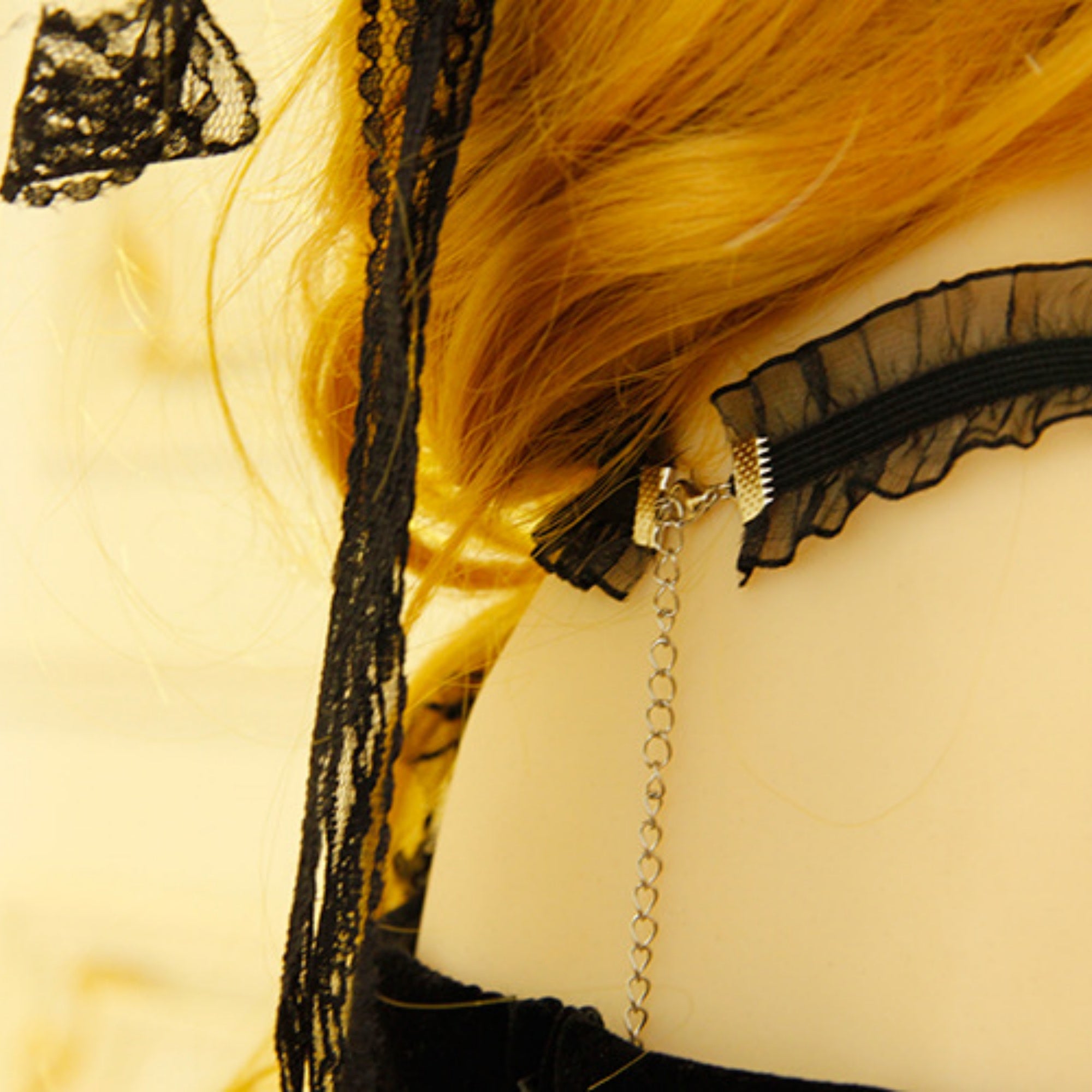Halloween Black Ruffle Organza Butterfly Choker Necklace | Three 3D Embroidered Butterfly Appliqués Dark Romantic Gothic Y2K Halloween Costume Jewelry Gift