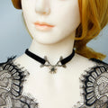 Black Velvet Choker Necklace | Gothic Spider Pendant Y2K Aesthetic Gift for Her | Dark Academia Fairycore Jewelry
