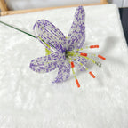 Handmade French Beaded Flower Bouquet | Everlasting Floral Centerpiece