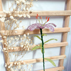 Handmade Beaded Light Purple Lily