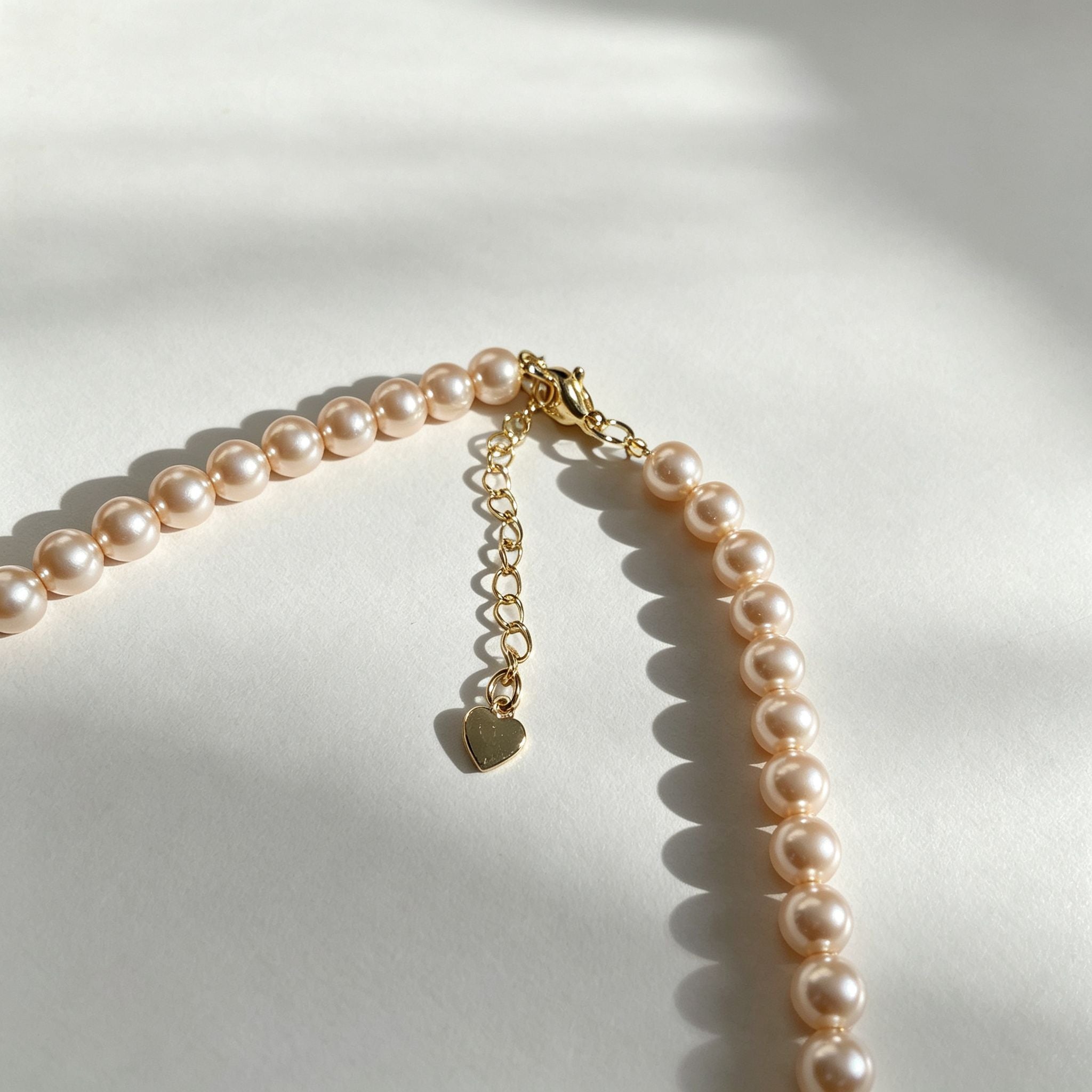 Handmade Pearl & Tiger Eye Disc Choker Necklace | Gold Spacer Elegant Natural Stone Jewelry