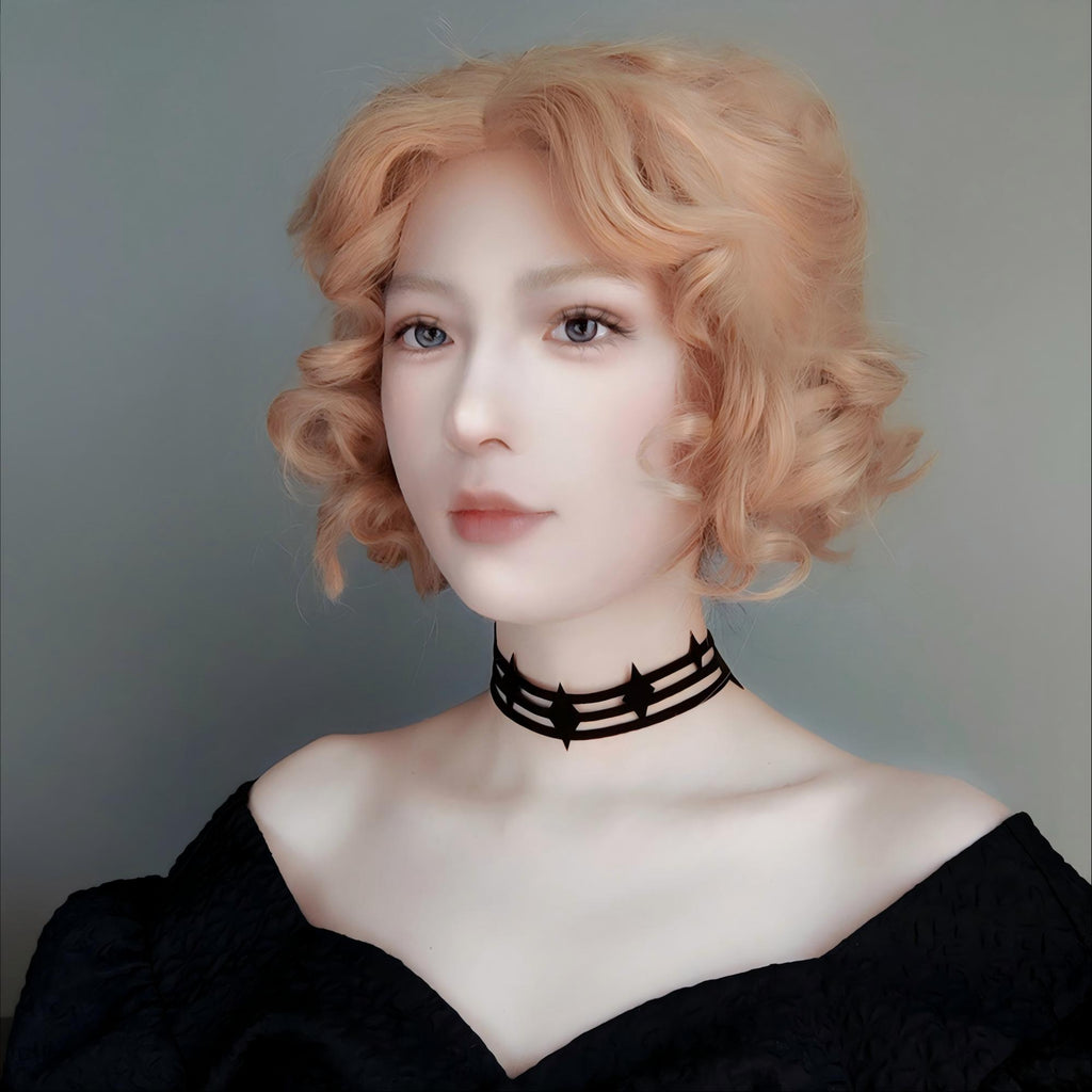 Halloween Gothic Black Star Cutout Choker Necklace | Eight-Pointed Star Row Leather Cord Tie Dark Y2K Punk Costume Jewelry