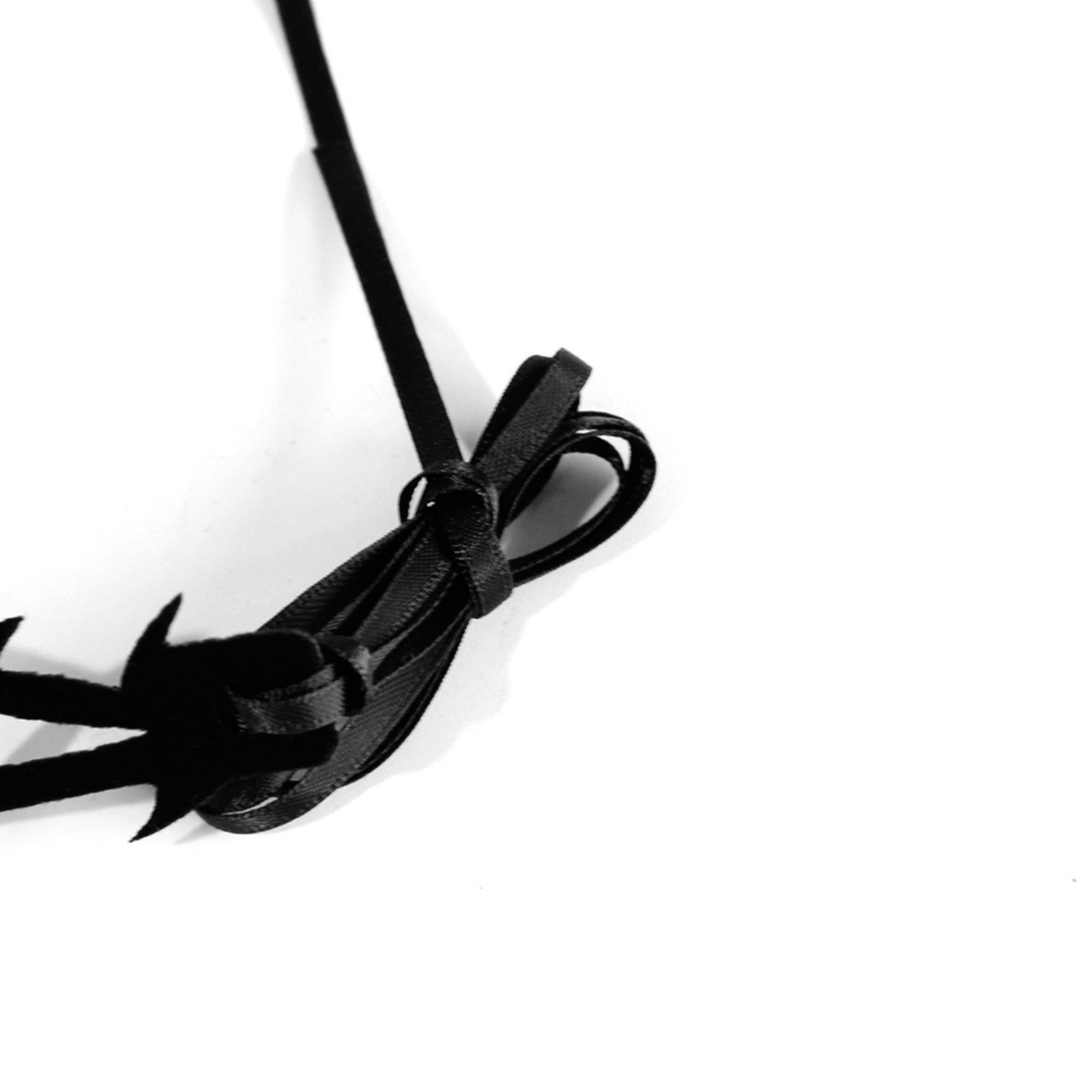 Gothic Dark Red Rose Thorn Choker Necklace | Black Thorns Vine Dark Romance Halloween Vampire Jewelry