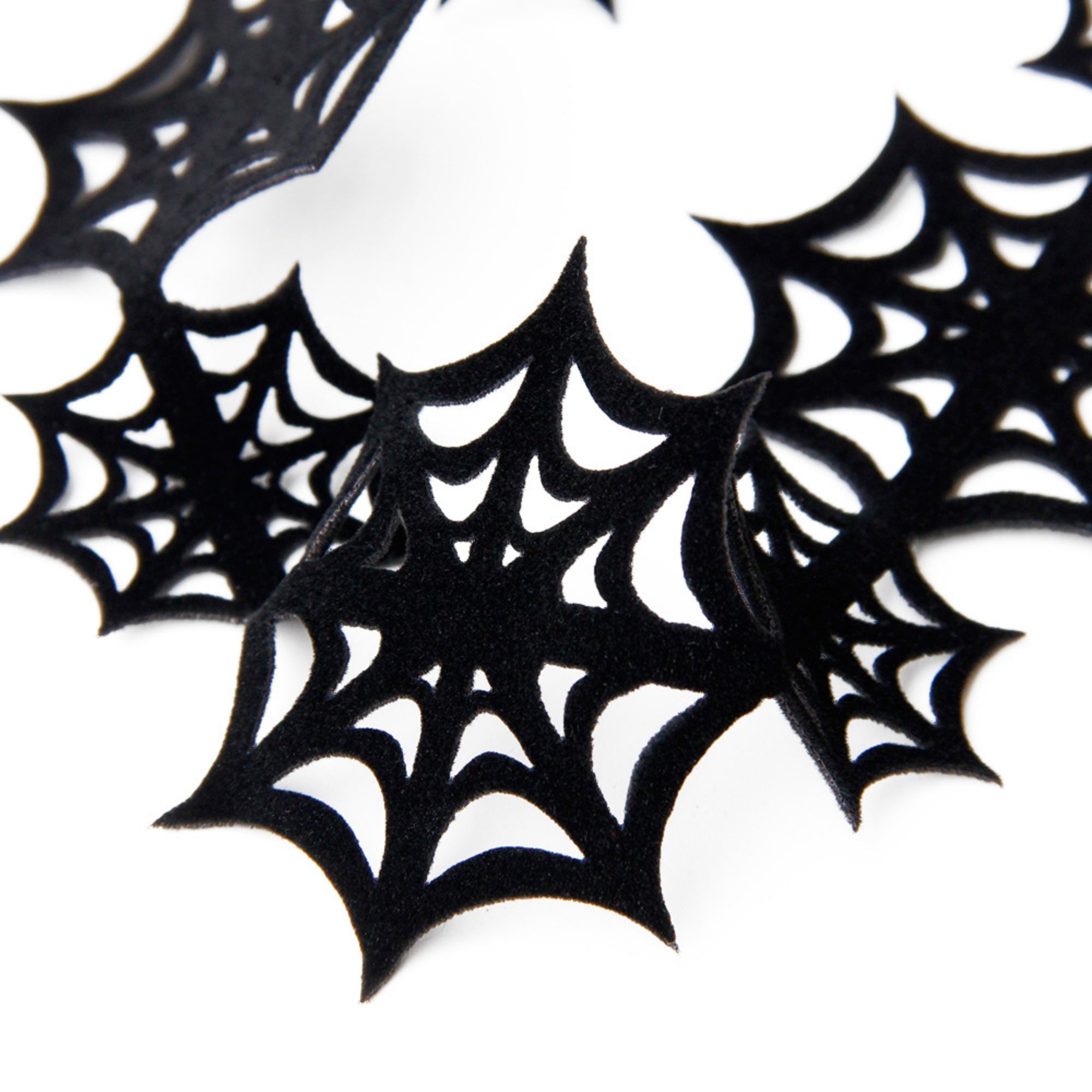 Halloween Gothic Black Spider Web Choker Necklace | Witch Spiderweb Dark Aesthetic Halloween Costume Jewelry