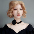 Gothic Black Velvet Thorn Vine Choker Necklace | 3D Rose Ribbon Tie Dark Romance Halloween Vampire Jewelry