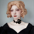 Halloween Black Bat Swarm Silhouette Choker Necklace | Jagged Wing Cutout Ribbon Tie Vampire Witch Minimalist Dark Costume Jewelry